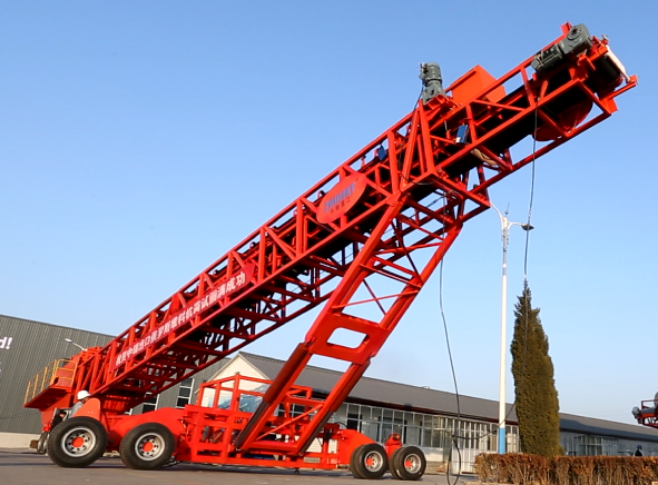 Russia Stacker Conveyor Project-mobile stacker