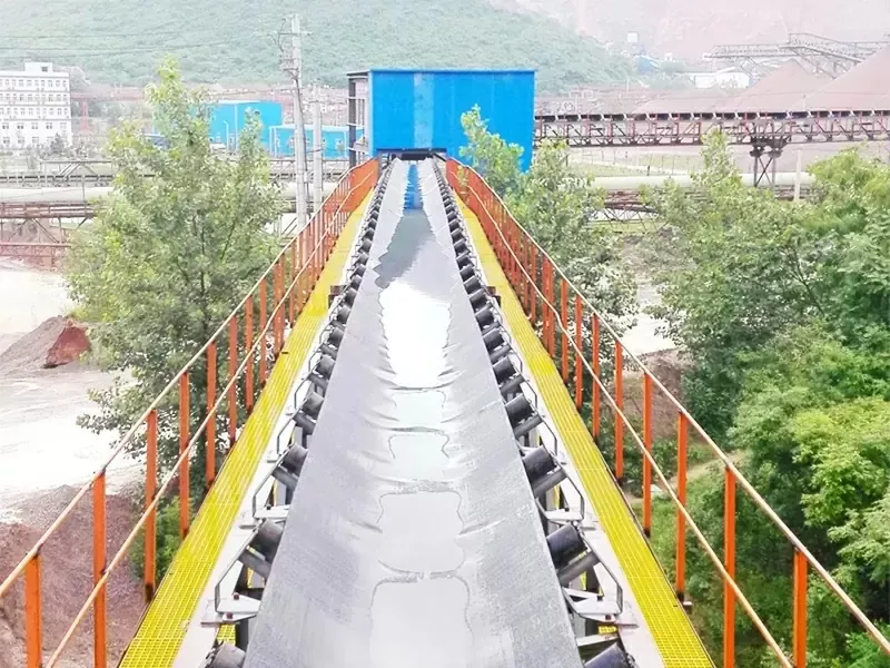 Hubei Chunjin Building Materials project-Belt conveyor system