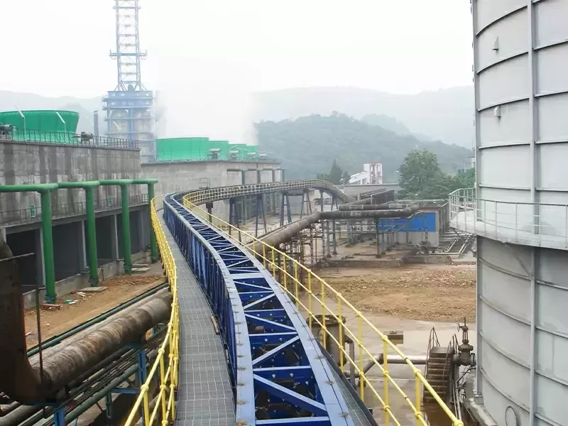 Pipe belt conveyor