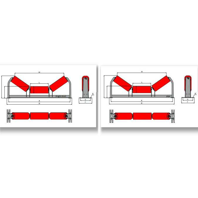 CEMA B Equal Troughing Idlers