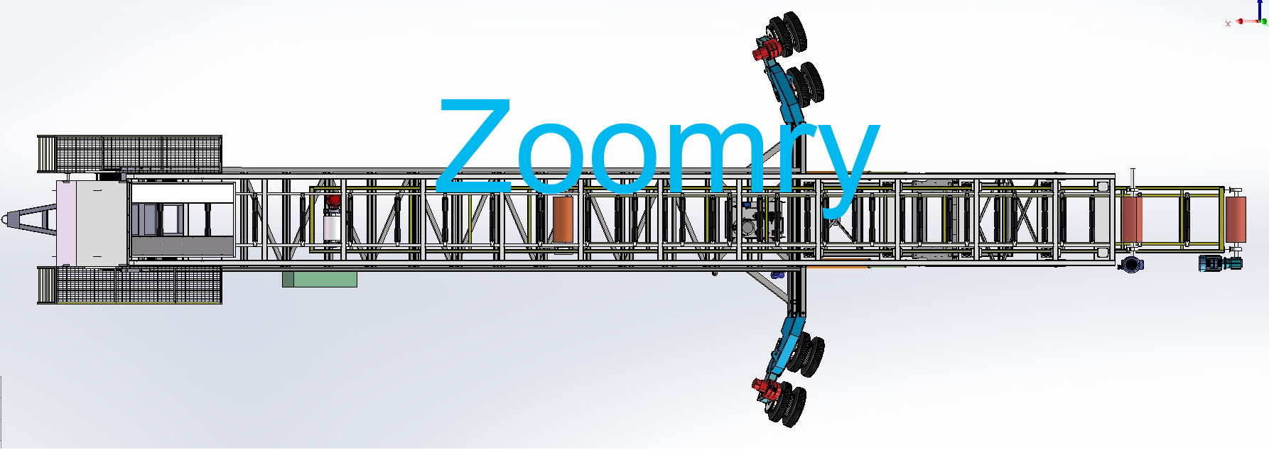 Wheel Radial Stacker, stacker conveyor, mobile stacker