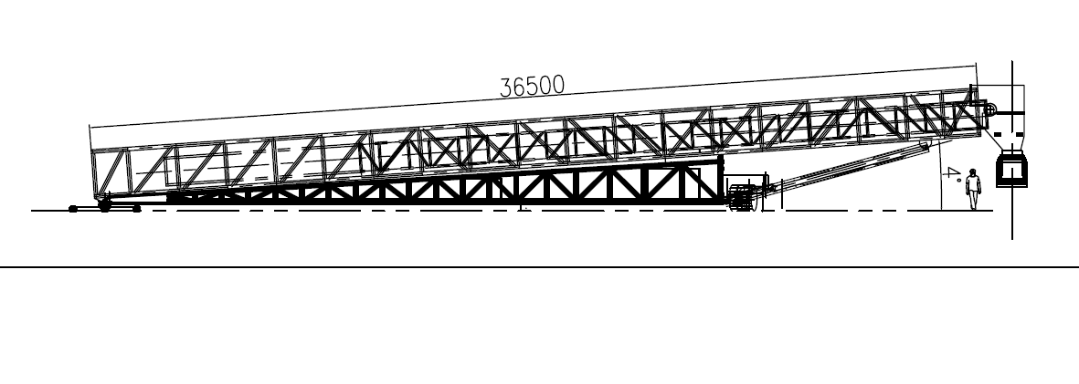 telescopic stacker