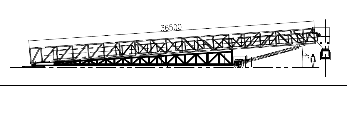 Telescopic conveyor, conveyor, mobile stacker