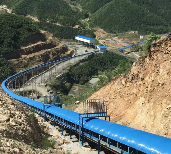 Curved Belt Conveyor