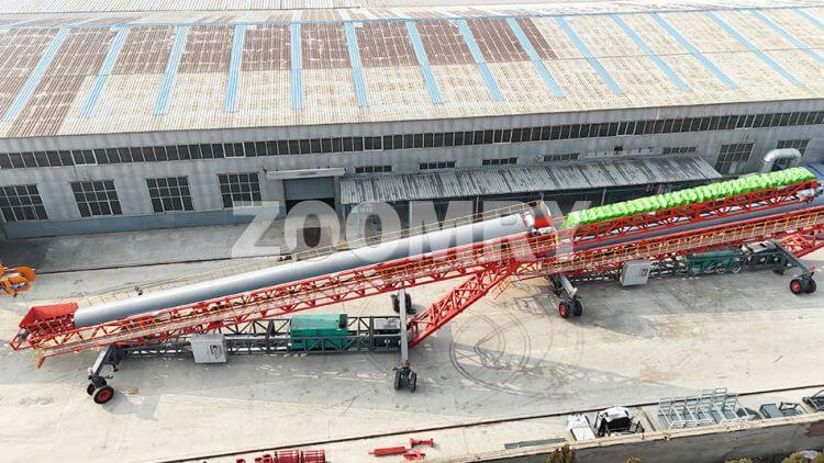 mobile stacker conveyor