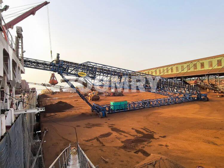 mobile shiploader conveyor