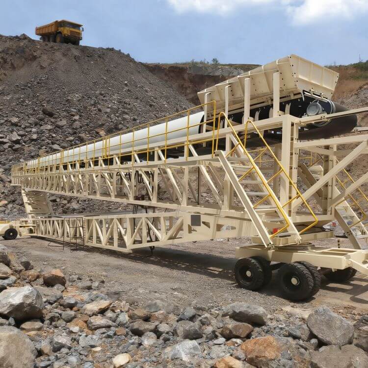 mobile stacker conveyor