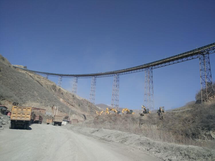 long distance belt conveyor