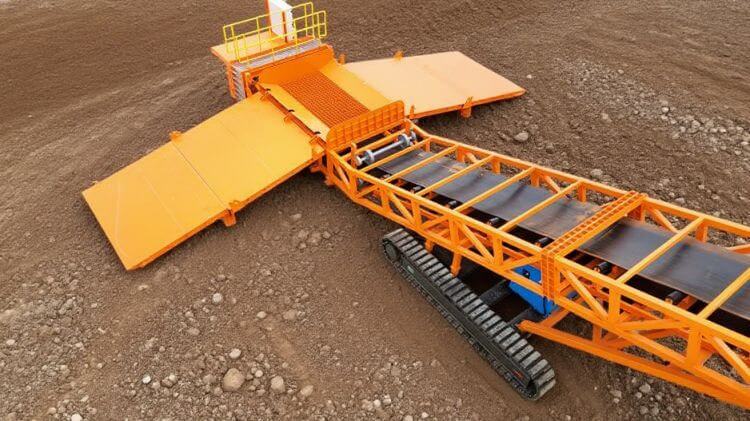 mobile truck unloader