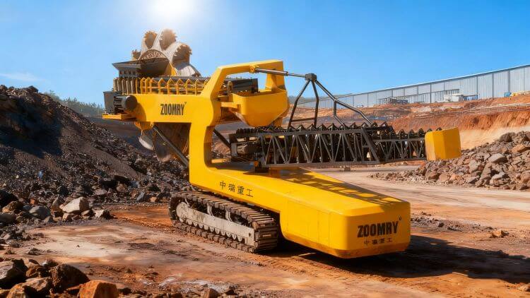 Tracked <a href=https://www.zoomryhi.com/Bucket-Wheel-Reclaimer-p.html target='_blank'>Bucket Wheel Reclaimer</a>