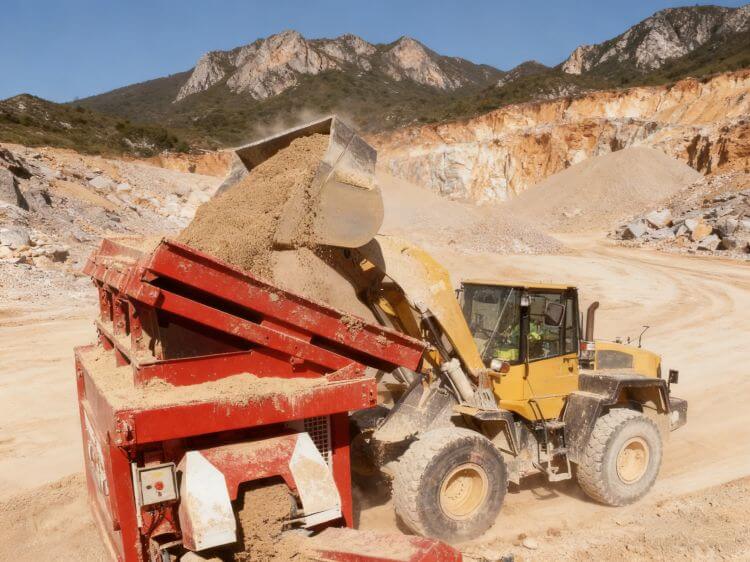 mobile hopper feeder