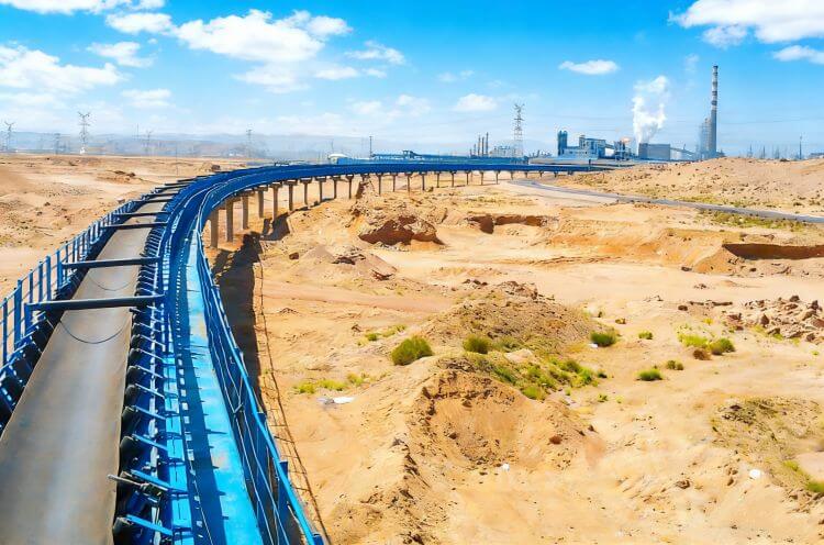 curved belt conveyor