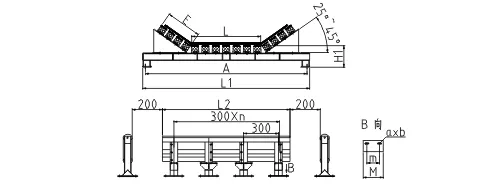 Photo of worn UHMWPE strip vs new strip – one-third thickness remaining as replacement indicator