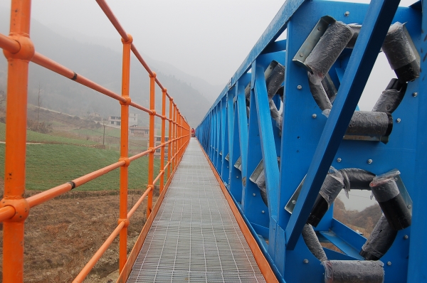 Pipe conveyor poor formation