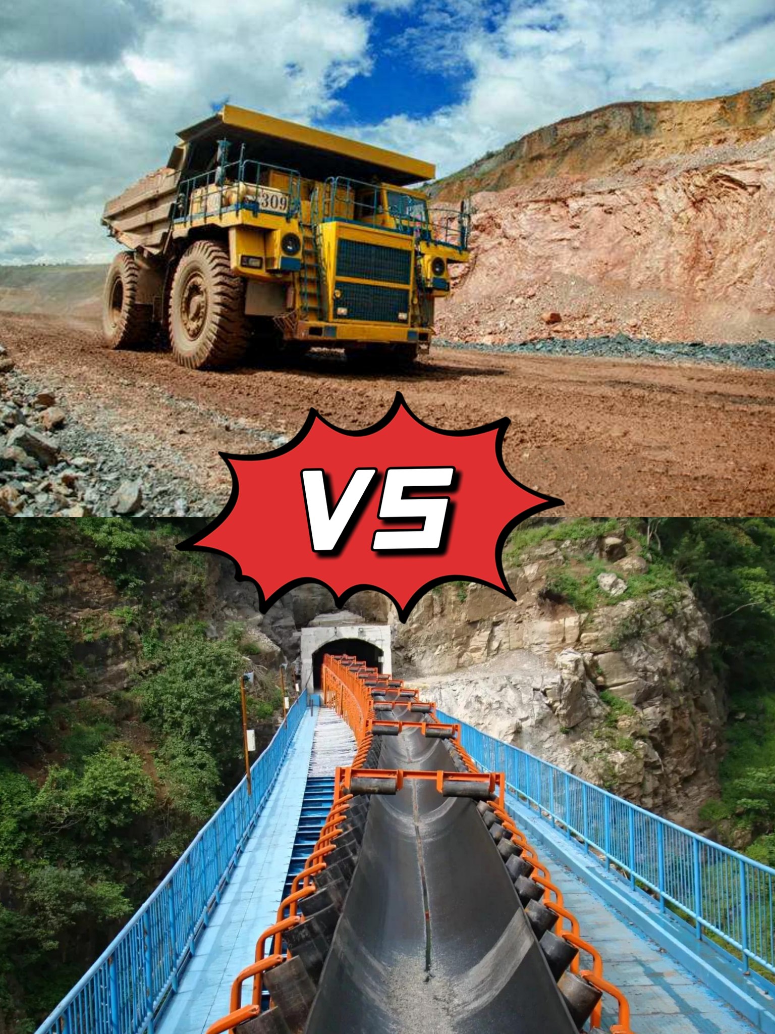 What do you think about Truck vs conveyor?