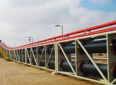 Installation points of pipe conveyor