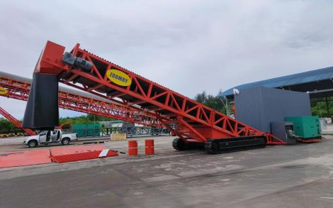 2025 1800 Tons/Hour Multi-Ramp Mobile Truck Unloader