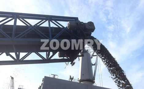 5000 t/h Mobile Ship Loader, Specialized for Sulfur Loading and Unloading
