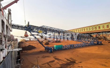 ZOOMRY ZRSL Series Mobile Shiploader Conveyor with Ultra-High Capacity of 8400 TPH