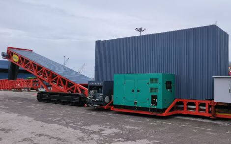 2025 Global High-Rated Mobile Truck Unloader Conveyor