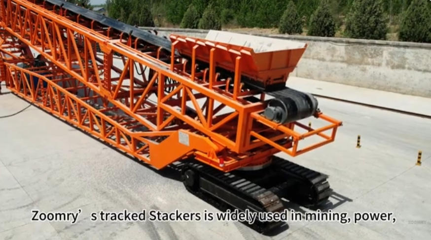 Zoomry Tracked Stackers for Mining, Power, Metallurgy & Ports 