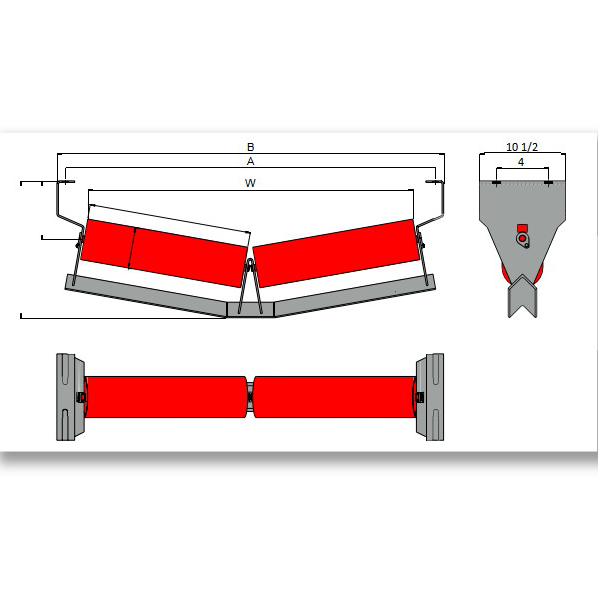 CEMA C V-Return Idlers