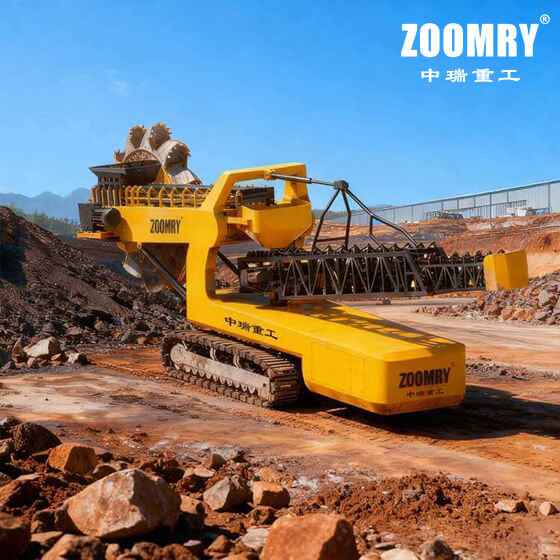 Tracked Bucket Wheel Reclaimer