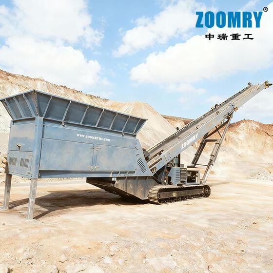 Mobile Hopper Feeder Mobile Hopper For Belt Conveyor Feeding ZOOMRY