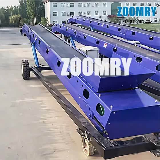 portable radial stacking conveyor