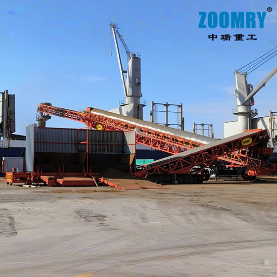 tracked truck unloader