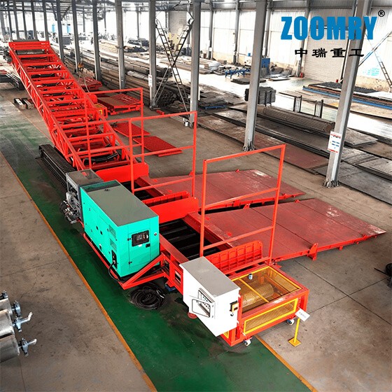 tracked truck unloader