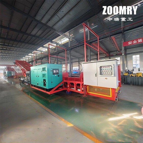 tracked truck unloader