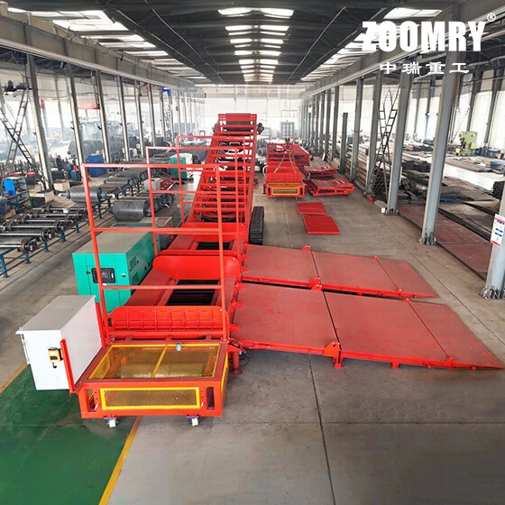 tracked truck unloader
